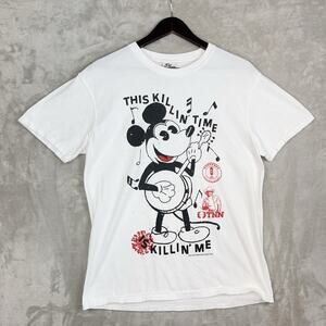 Mickey Mouse Fine Southern Gentlemen Tee T Shirt Sz Med Killin Time Country
